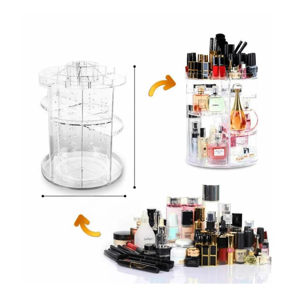 Organizador De Maquillaje Con Rotación 360